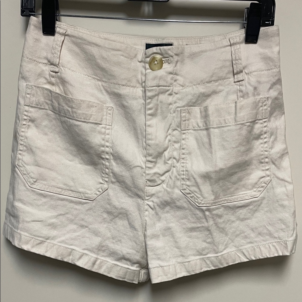 Maeve Colette Linen Shorts